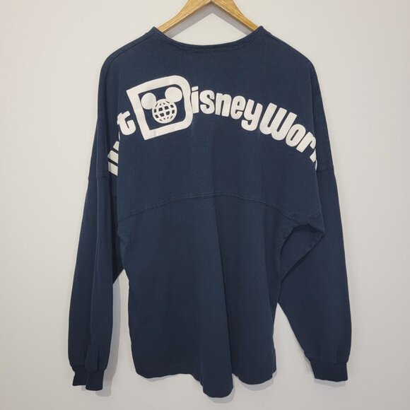 Disney Tops - Disney Parks Authentic Walt Disney World Spirit Jersey Size M Blue Mickey Cotton